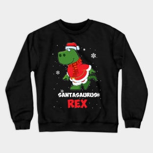 T-Rex Christmas Dinosaur Crewneck Sweatshirt